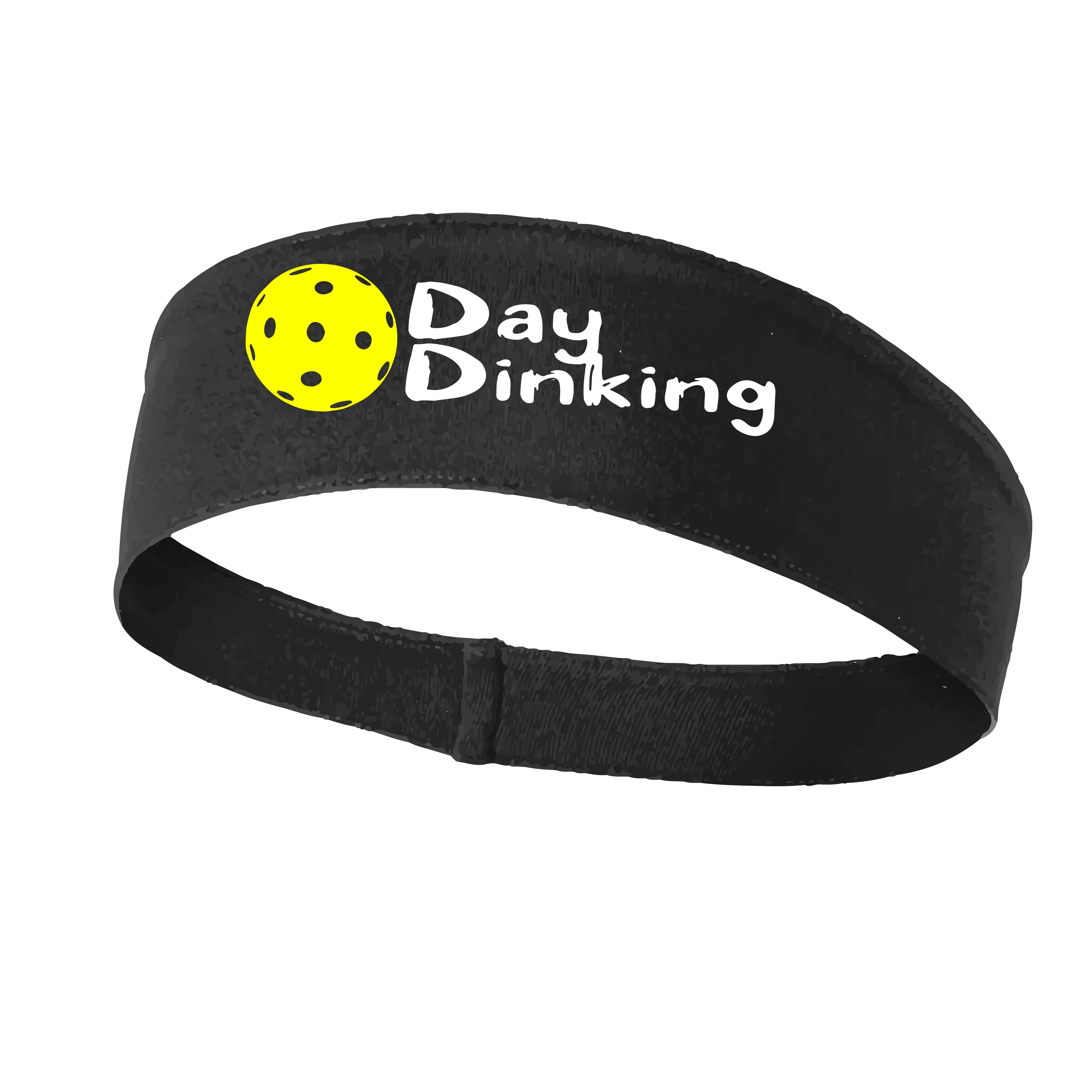 Day Dinking With Pickleballs (Customizable) | Pickleball Headband | 100% Polyester