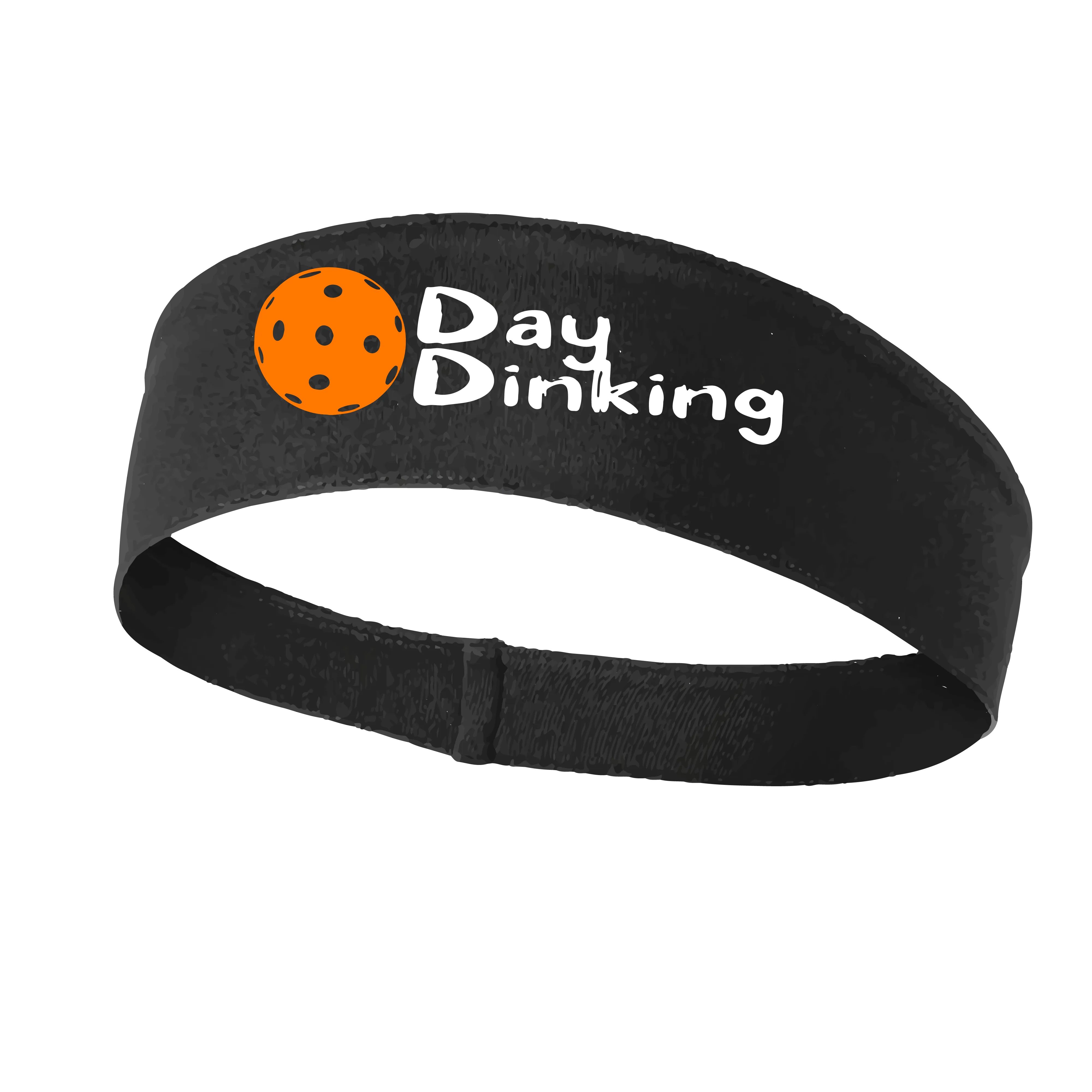 Day Dinking With Pickleballs (Customizable) | Pickleball Headband | 100% Polyester