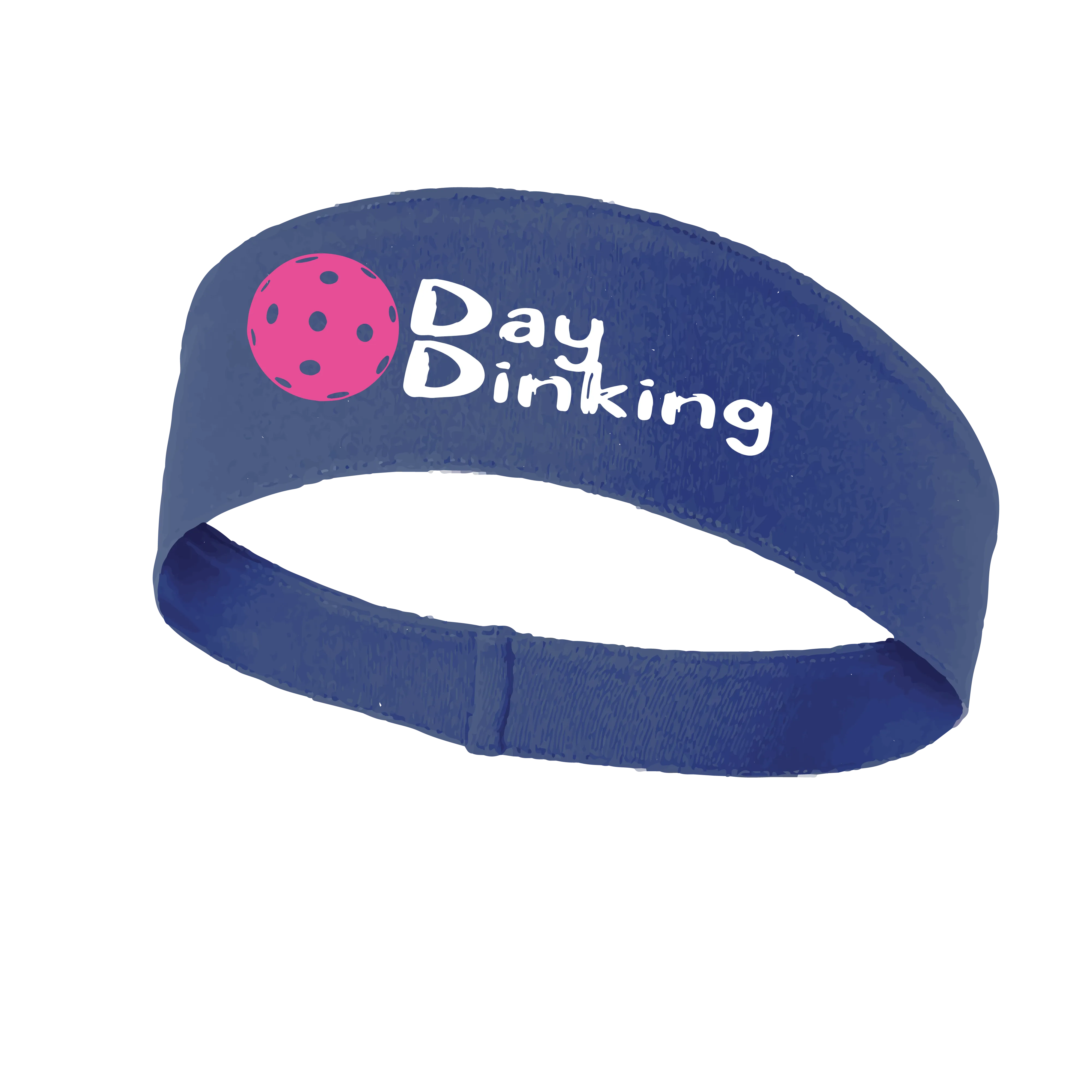 Day Dinking With Pickleballs (Customizable) | Pickleball Headband | 100% Polyester