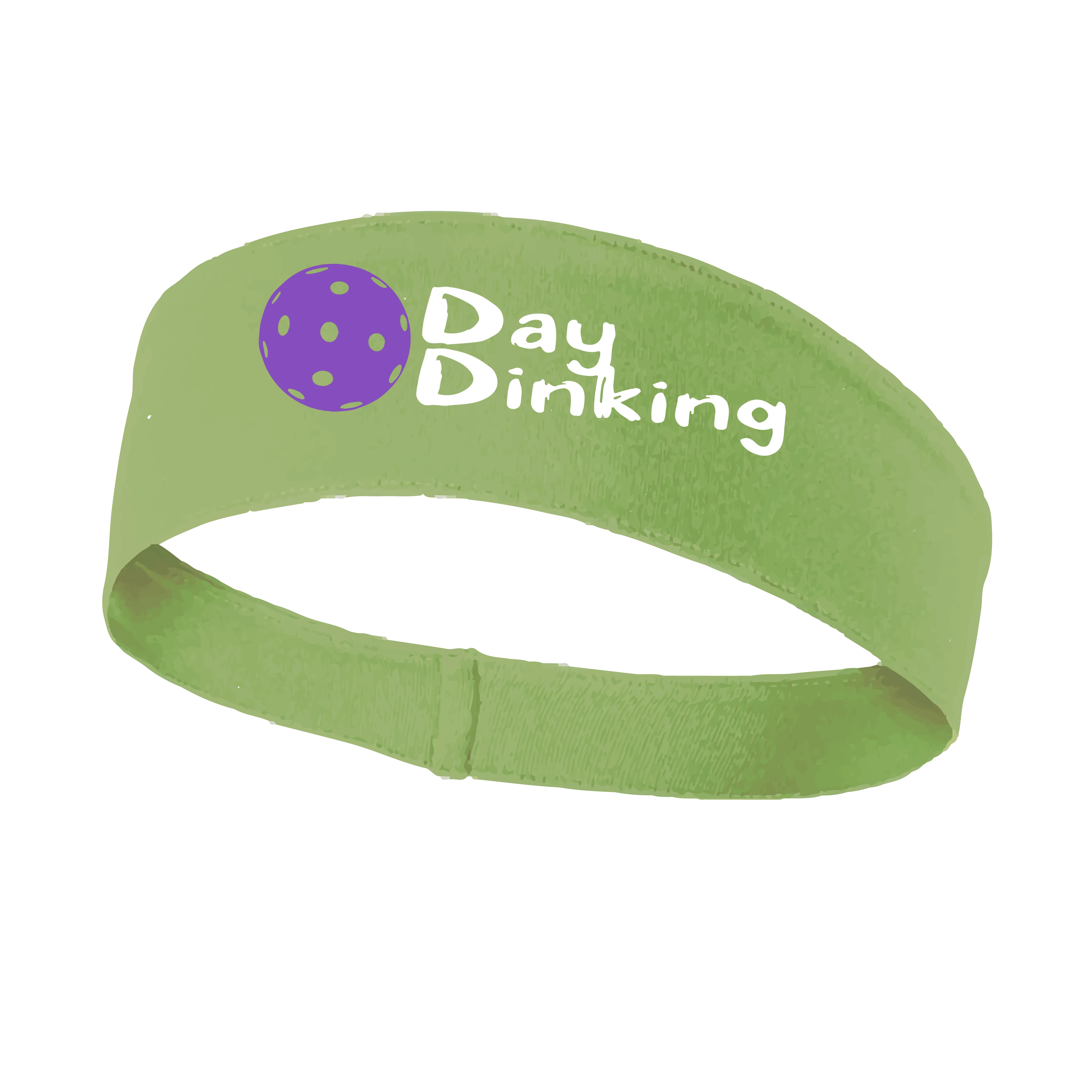 Day Dinking With Pickleballs (Customizable) | Pickleball Headband | 100% Polyester