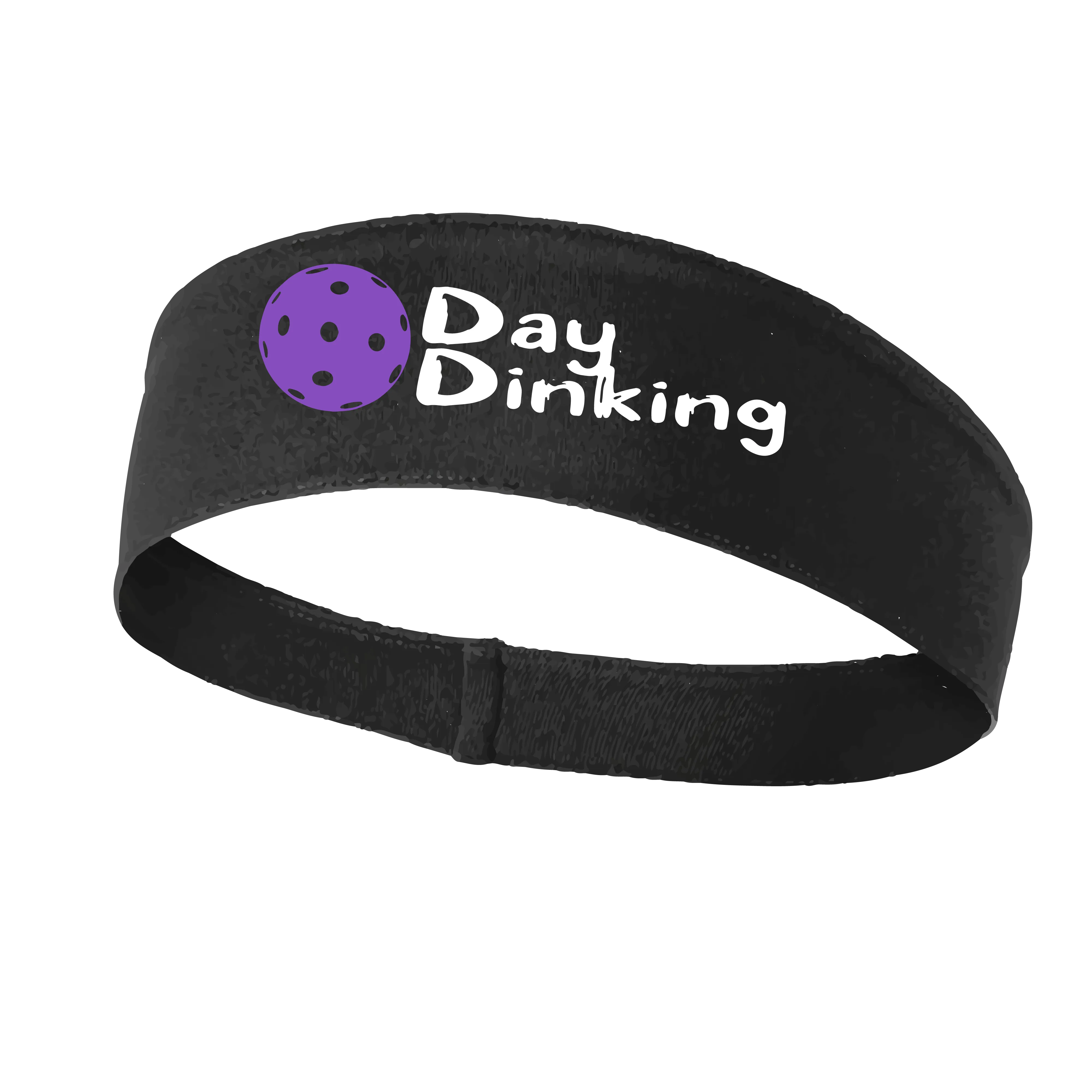 Day Dinking With Pickleballs (Customizable) | Pickleball Headband | 100% Polyester