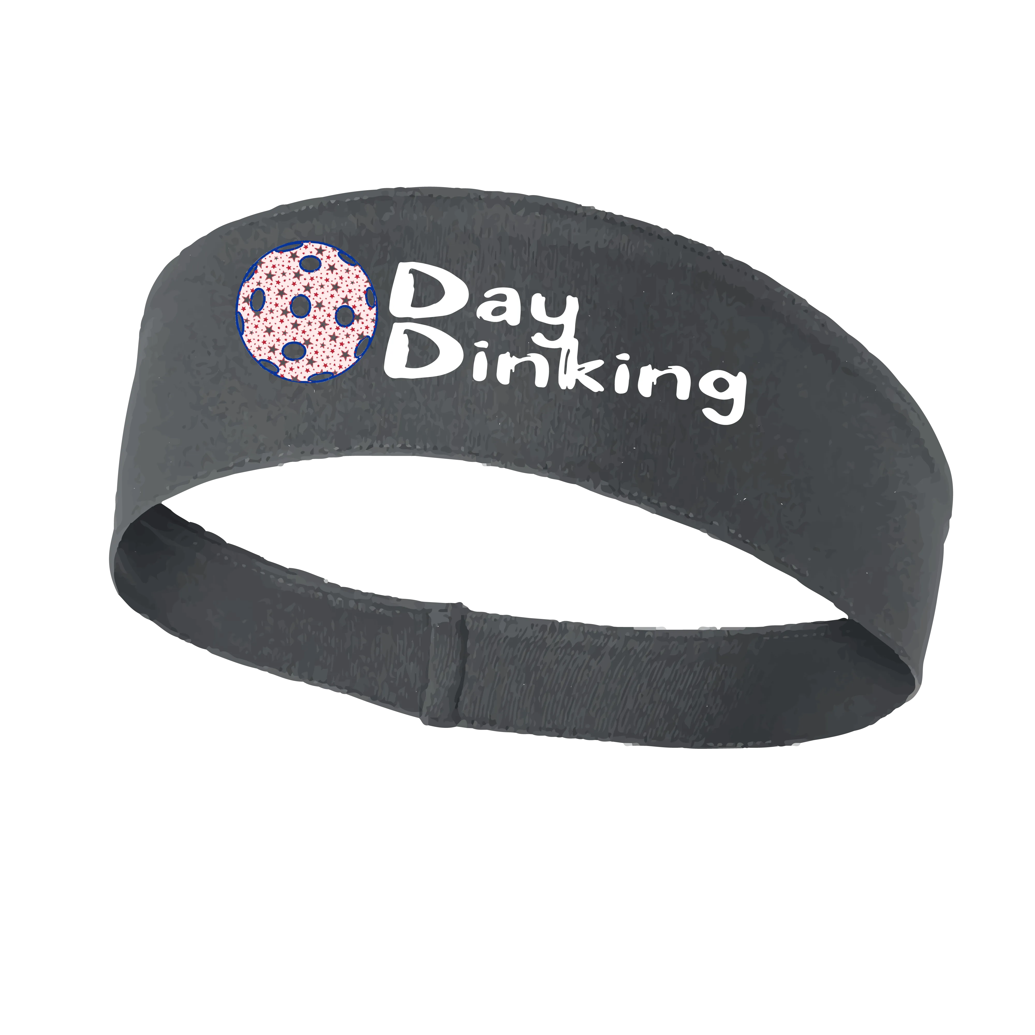 Day Dinking With Pickleballs (Customizable) | Pickleball Headband | 100% Polyester