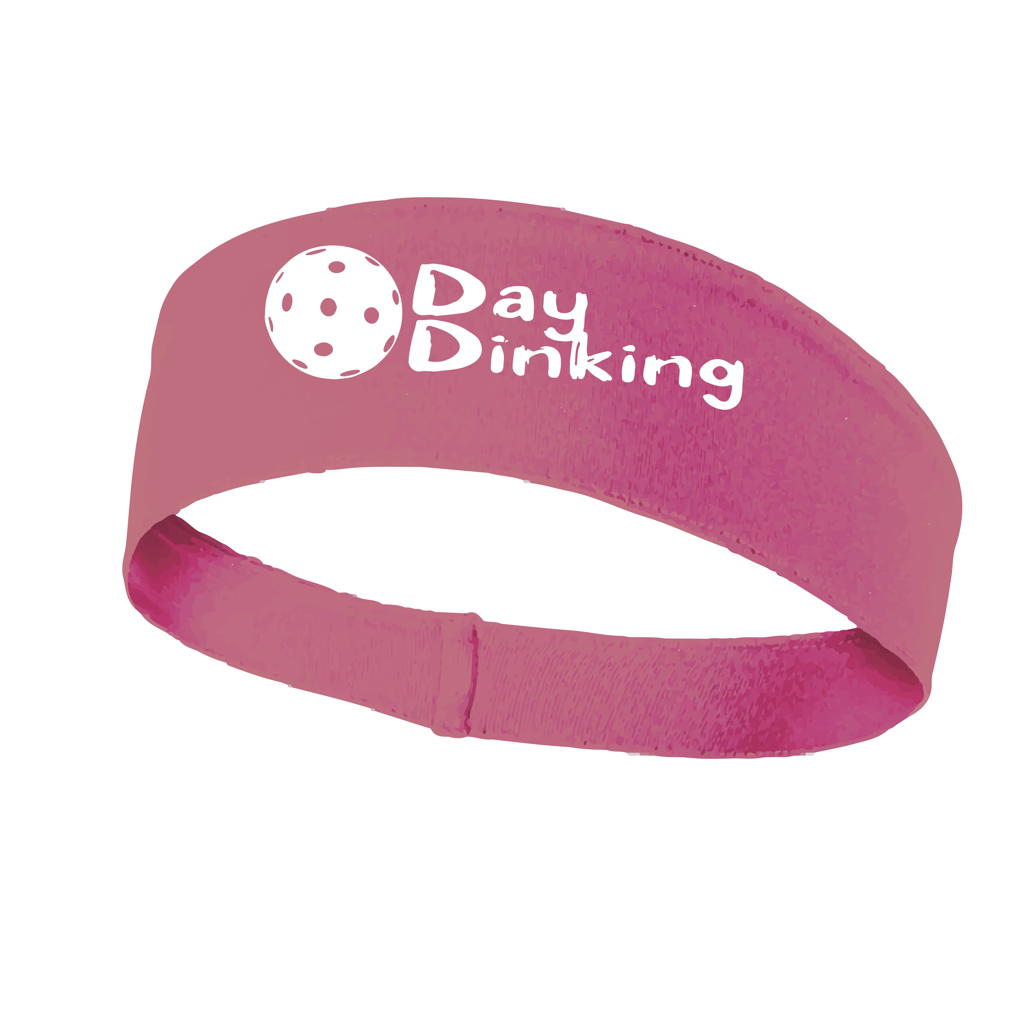 Day Dinking With Pickleballs (Customizable) | Pickleball Headband | 100% Polyester