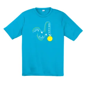 Dink Dink Smash | Clearance Men’s Short Sleeve Pickleball Shirt | 100% Polyester