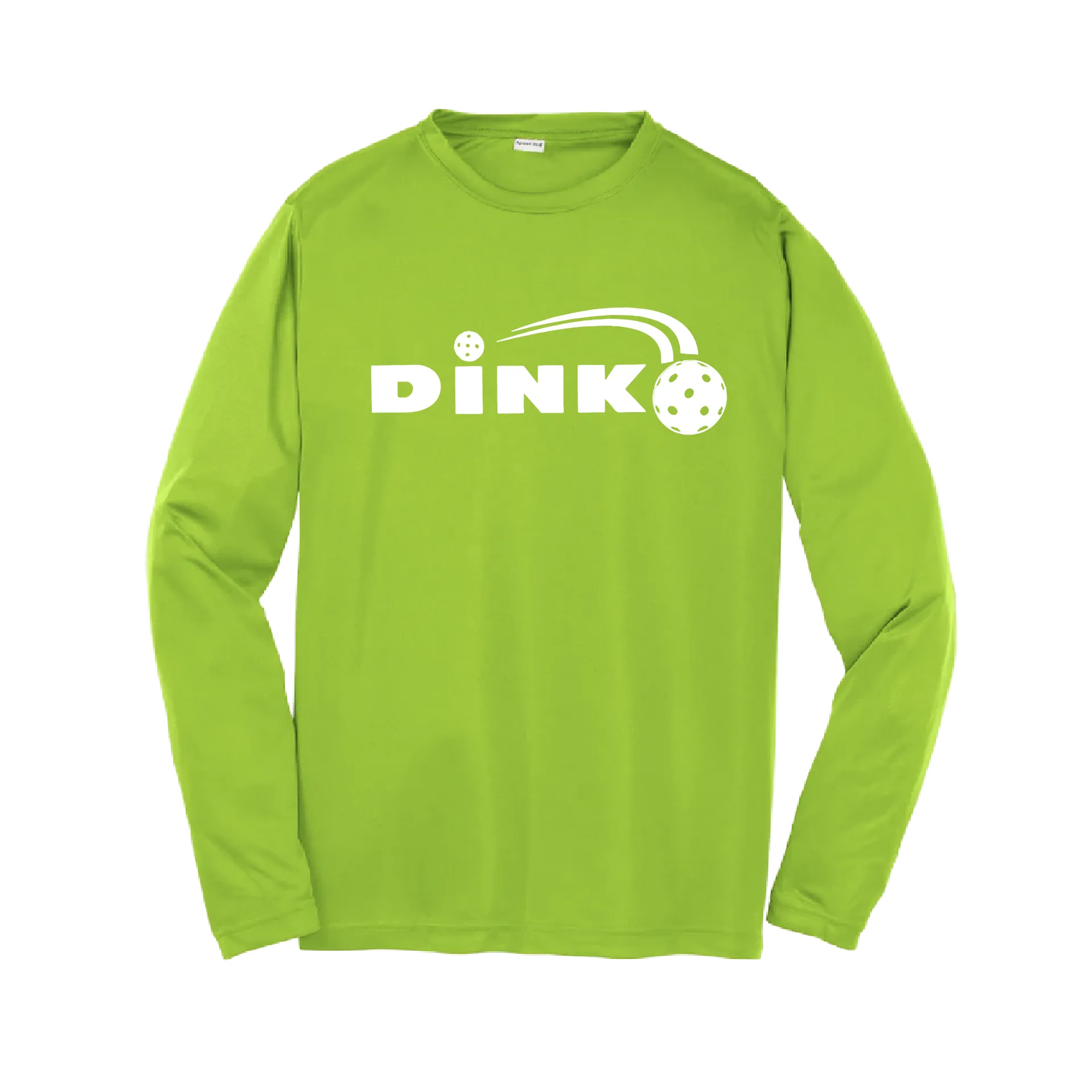 Dink Pickleball | Youth Long Sleeve Athletic Shirt | 100% Polyester