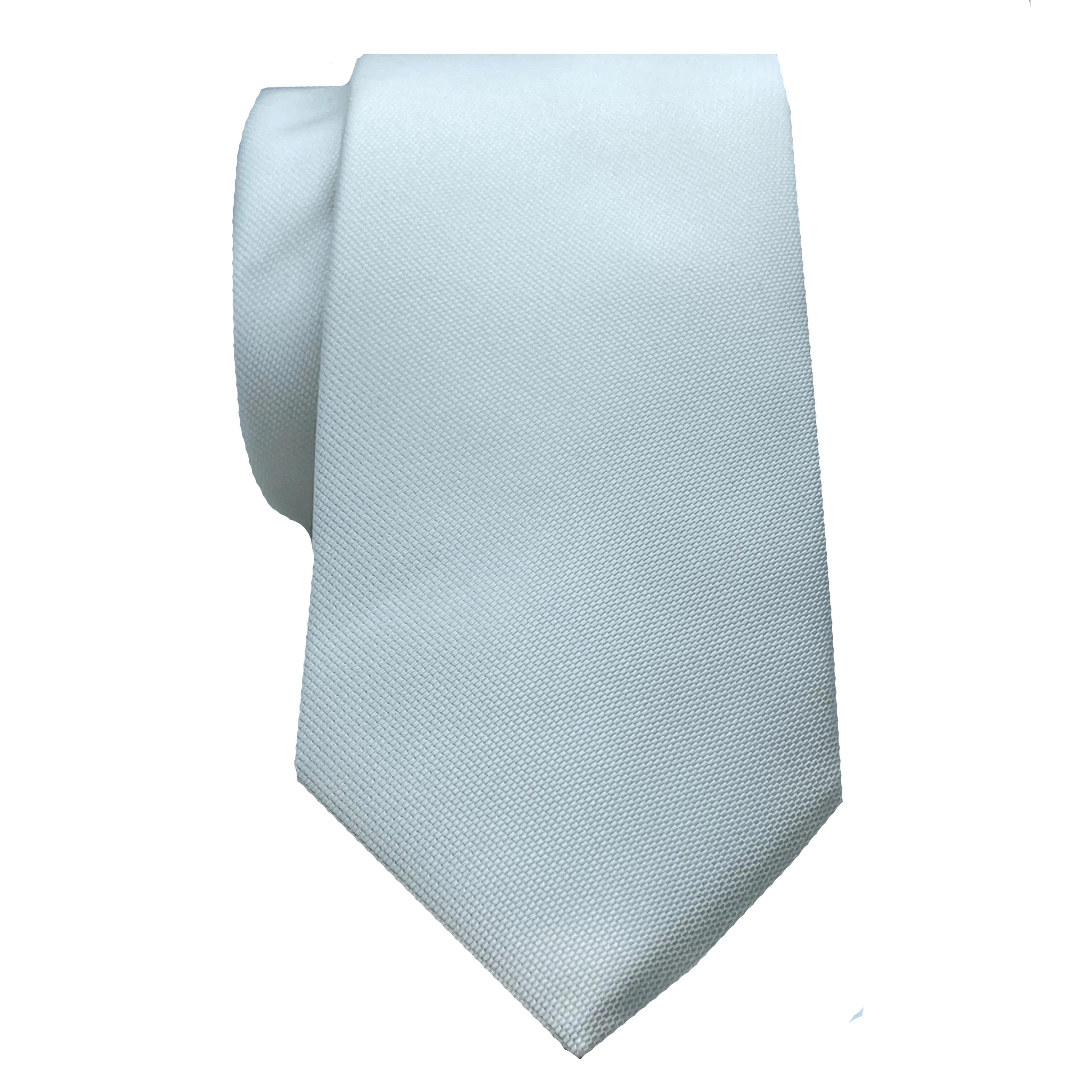 Dormeuil Textured Ivory Silk Tie