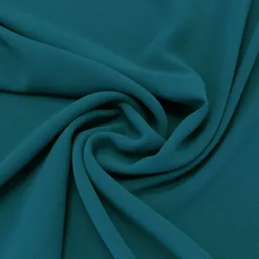 Dressmaking Polyester Triple Crepe - Peacock