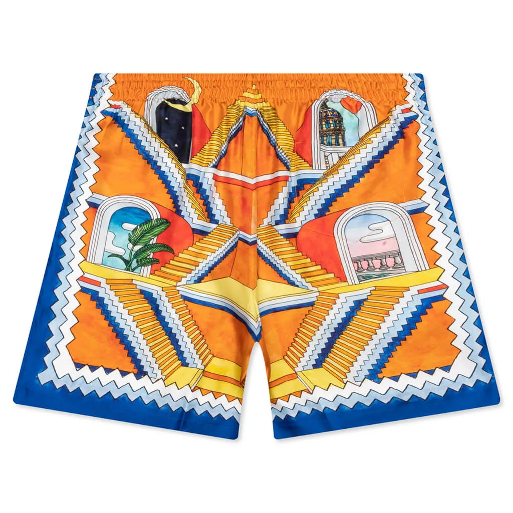 Escalier Infini Silk Shorts - Multi