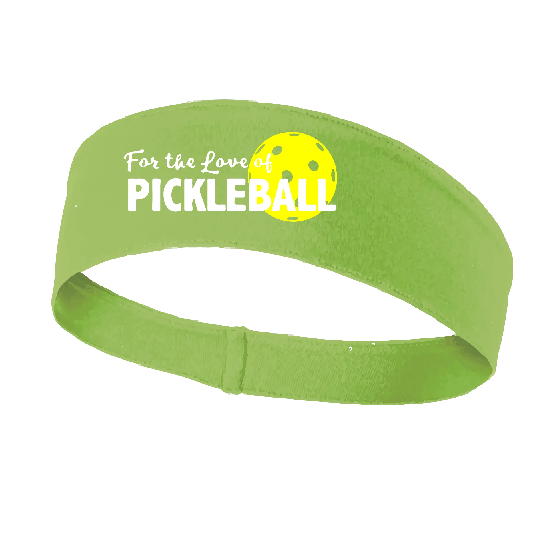 For The Love Of Pickleball | Pickleball Headband | 100% Polyester