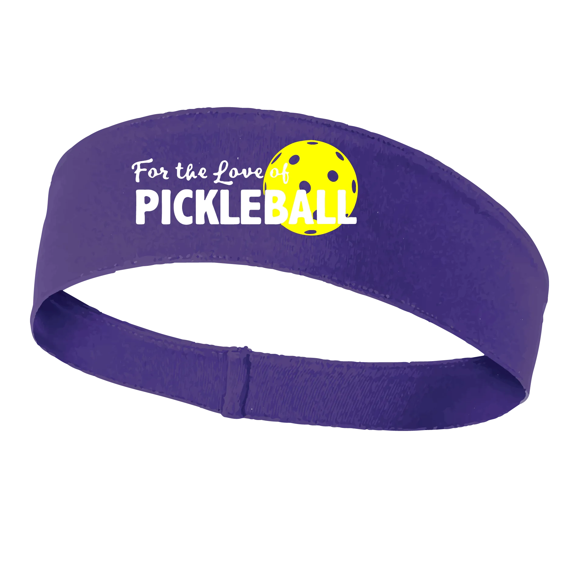 For The Love Of Pickleball | Pickleball Headband | 100% Polyester