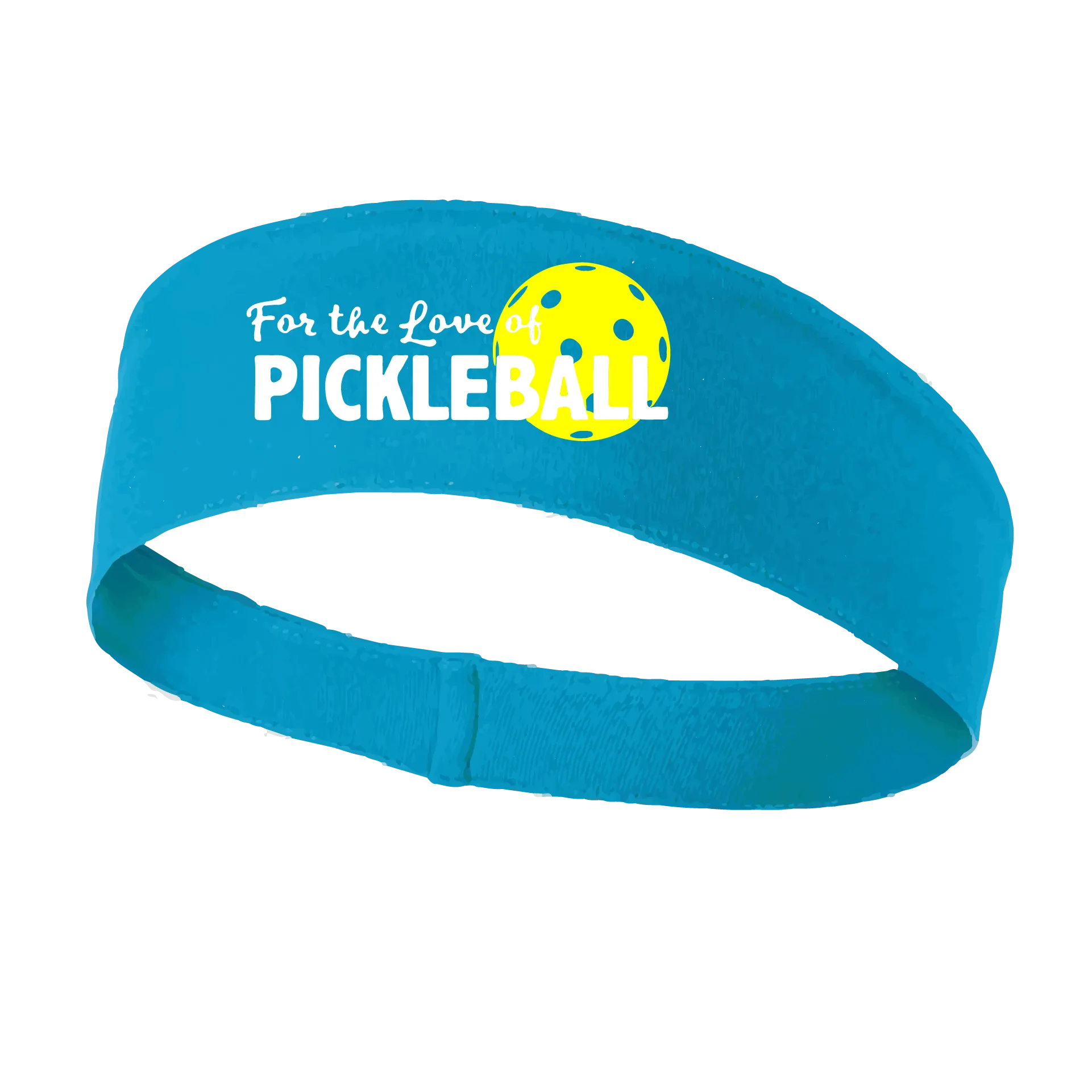 For The Love Of Pickleball | Pickleball Headband | 100% Polyester