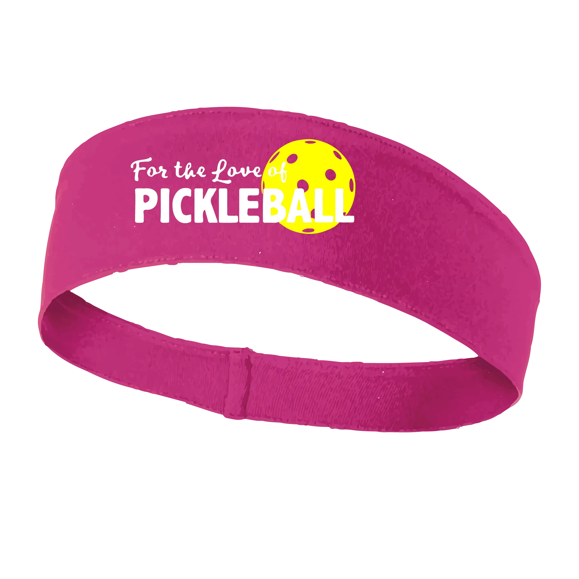 For The Love Of Pickleball | Pickleball Headband | 100% Polyester