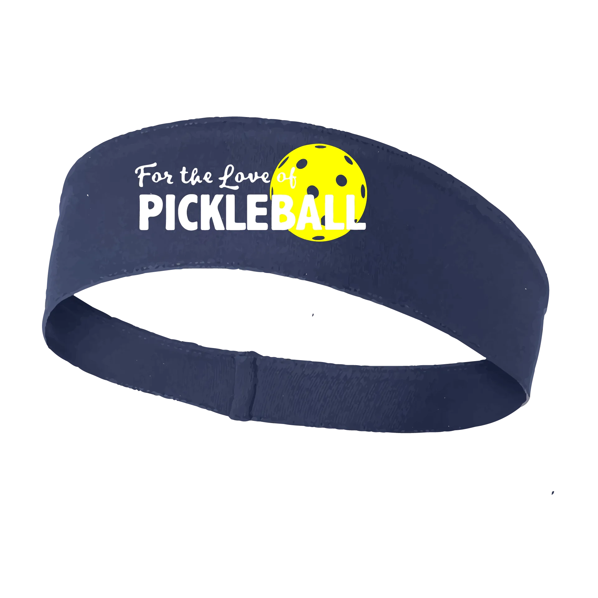 For The Love Of Pickleball | Pickleball Headband | 100% Polyester