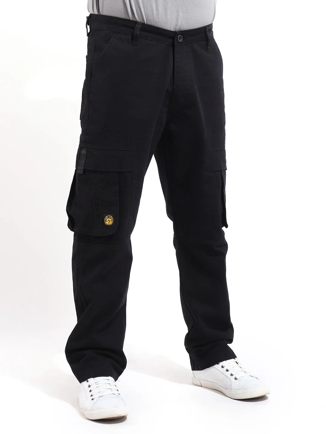 Gesture Black Baggy Fit Cargo