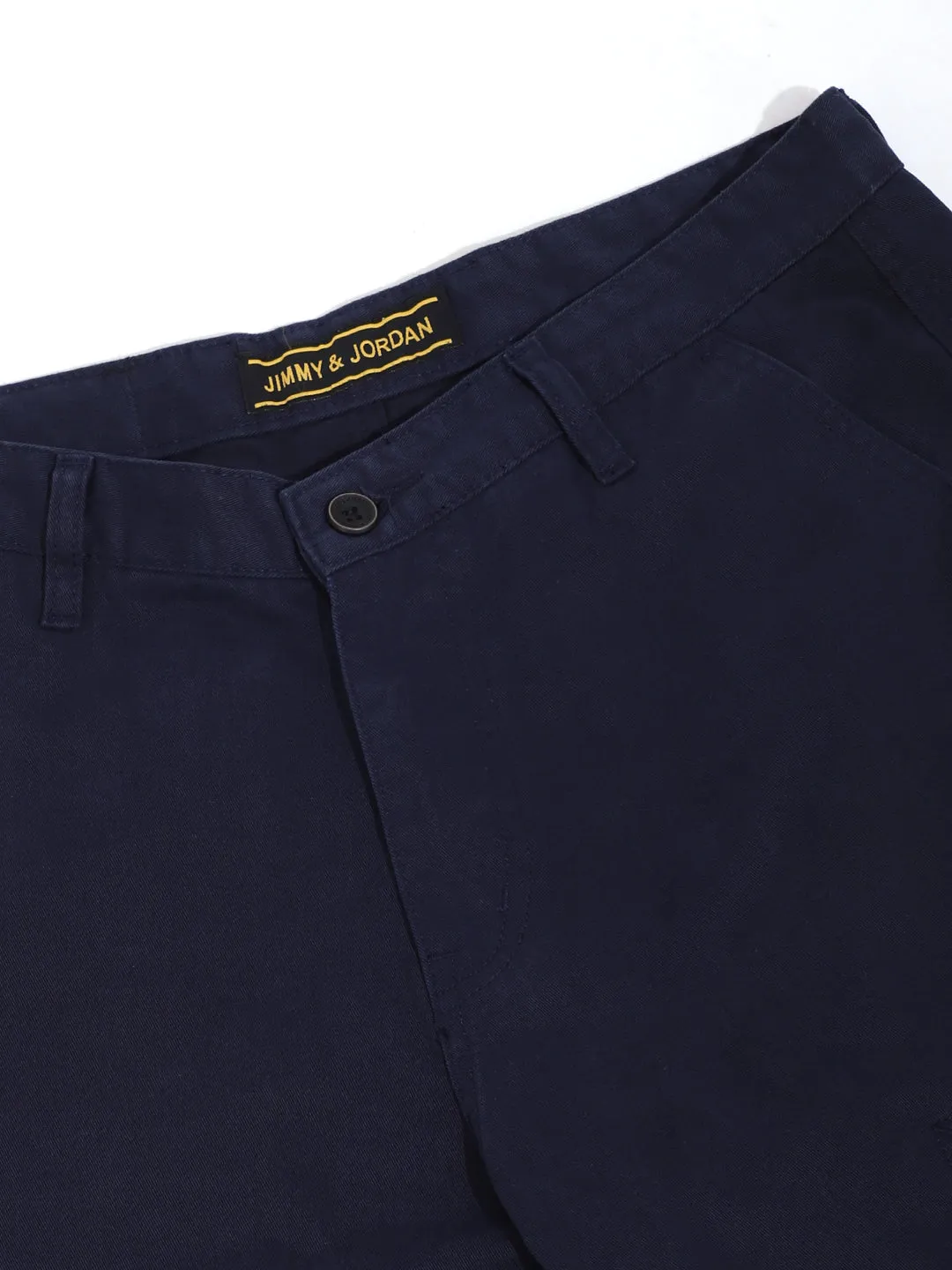 Gesture Navy Blue Baggy Fit Cargo