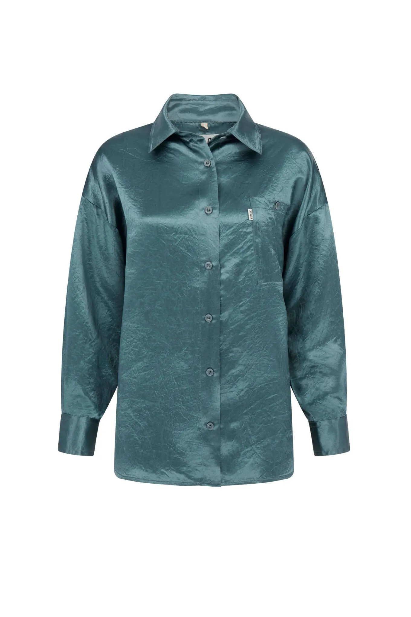 HANAKO - Vegan Silk Shirt Ivy