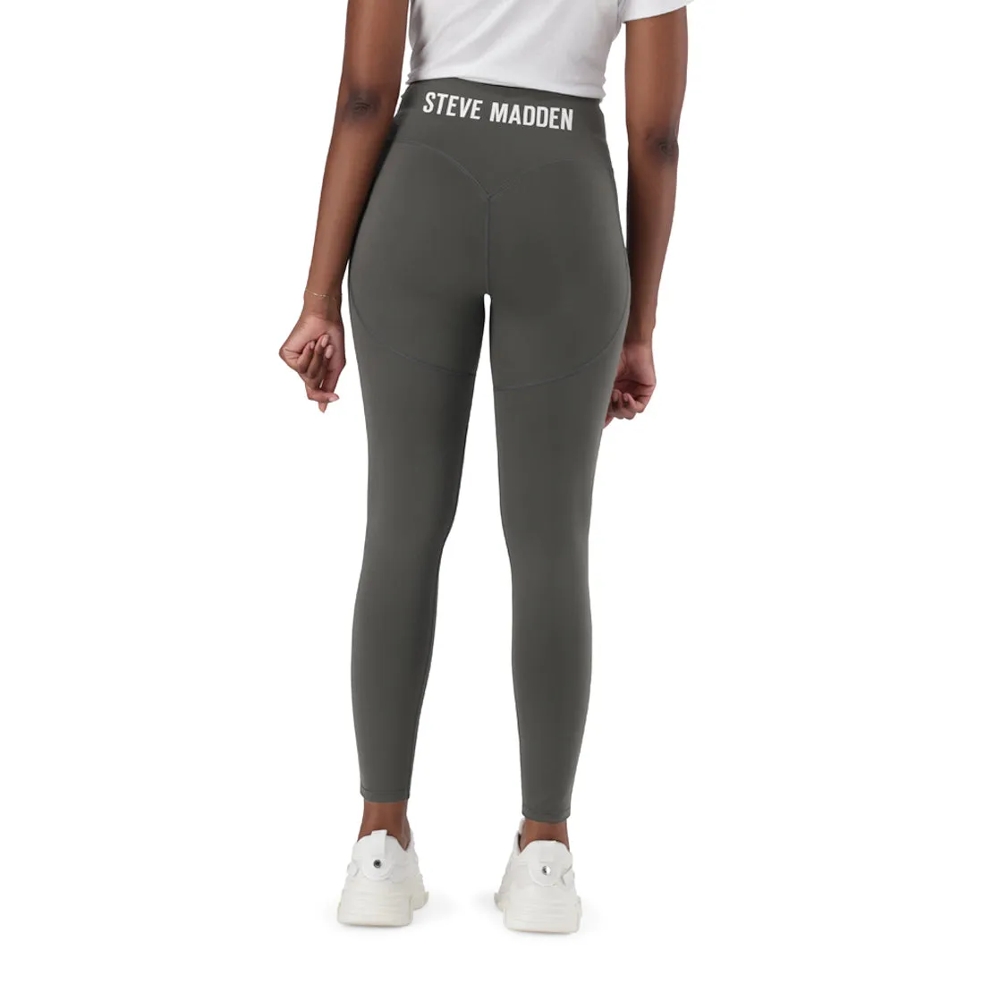 HAYLEY GREY HIGH WAISTED BODYCON LEGGING