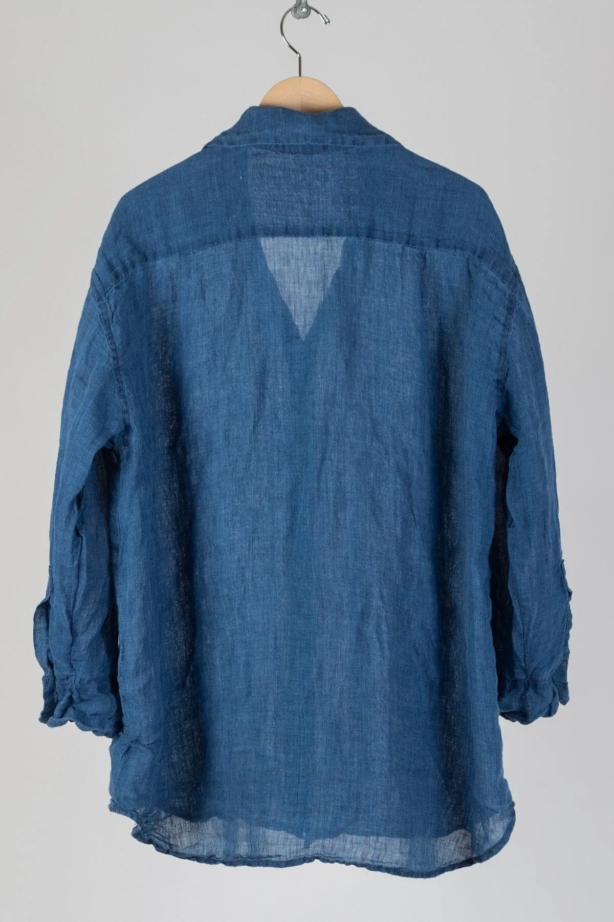 Jane  - Lightweight Indigo Linen