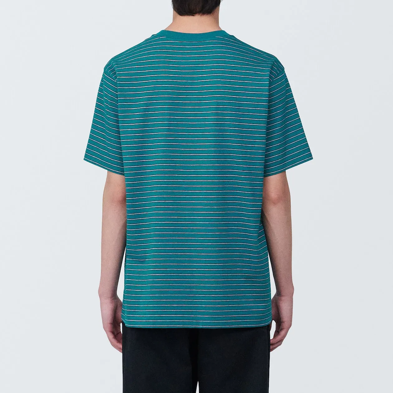 Jersey Striped Crewneck T-Shirt