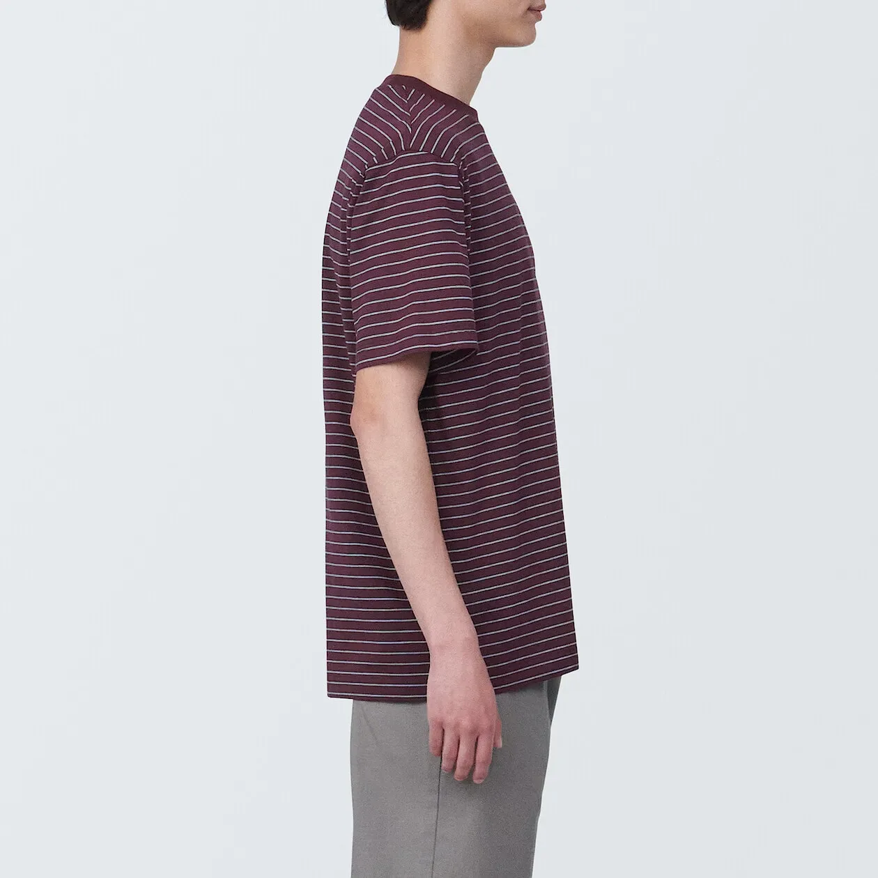 Jersey Striped Crewneck T-Shirt