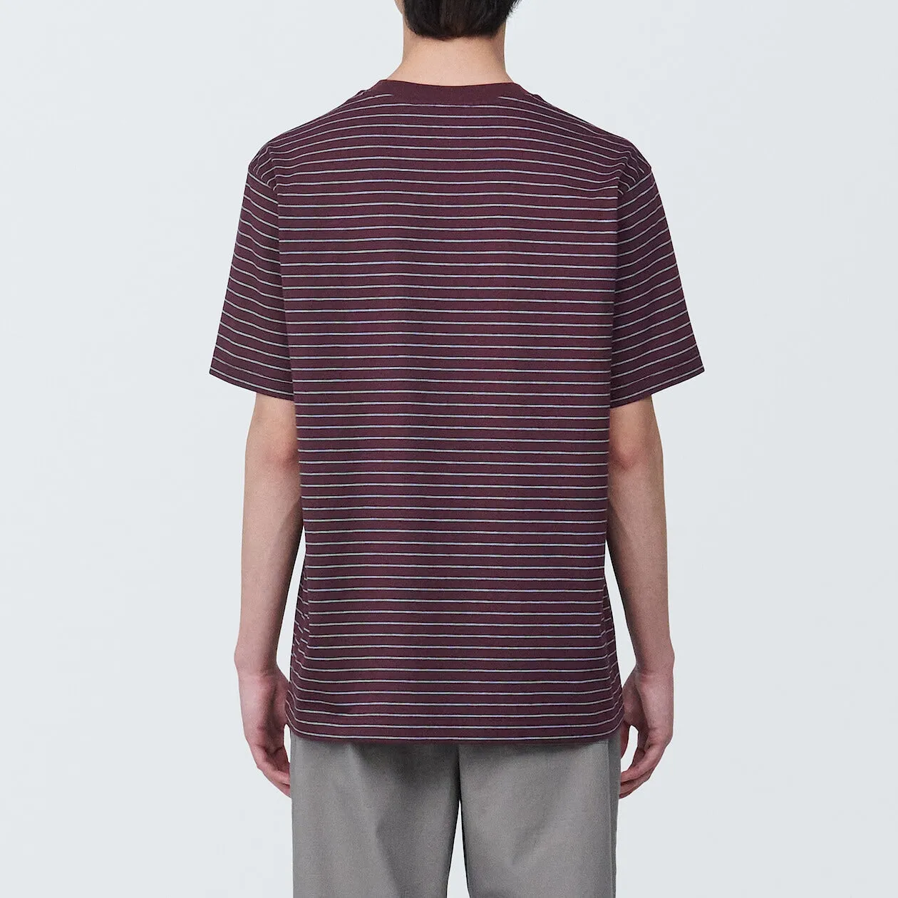 Jersey Striped Crewneck T-Shirt