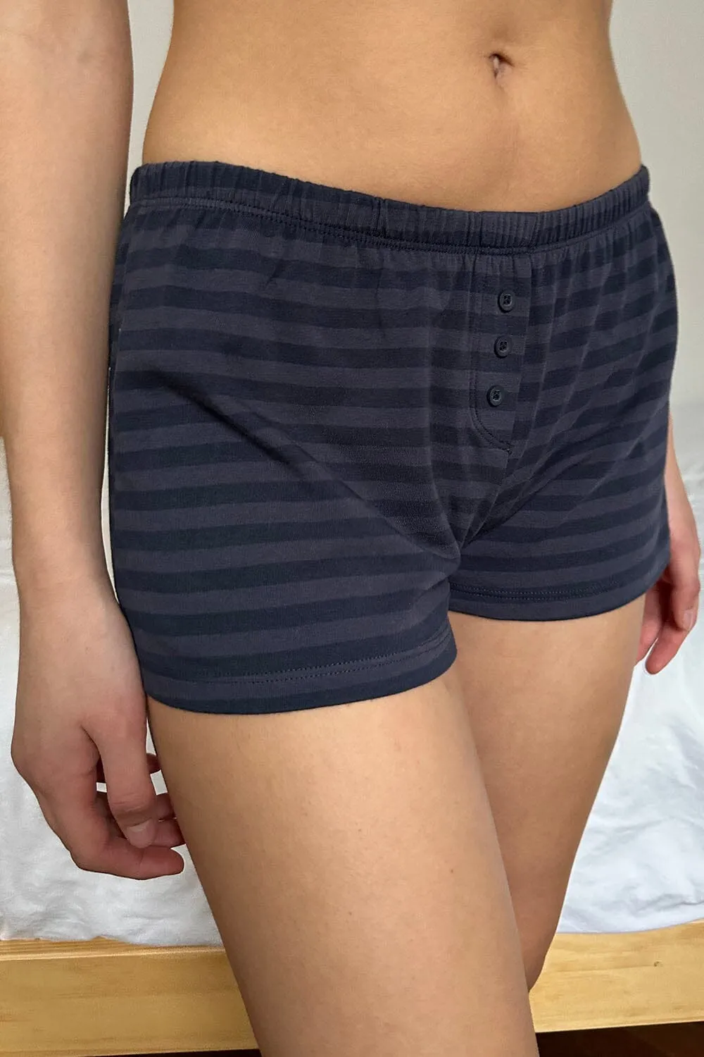 Keira Striped Sweatshorts