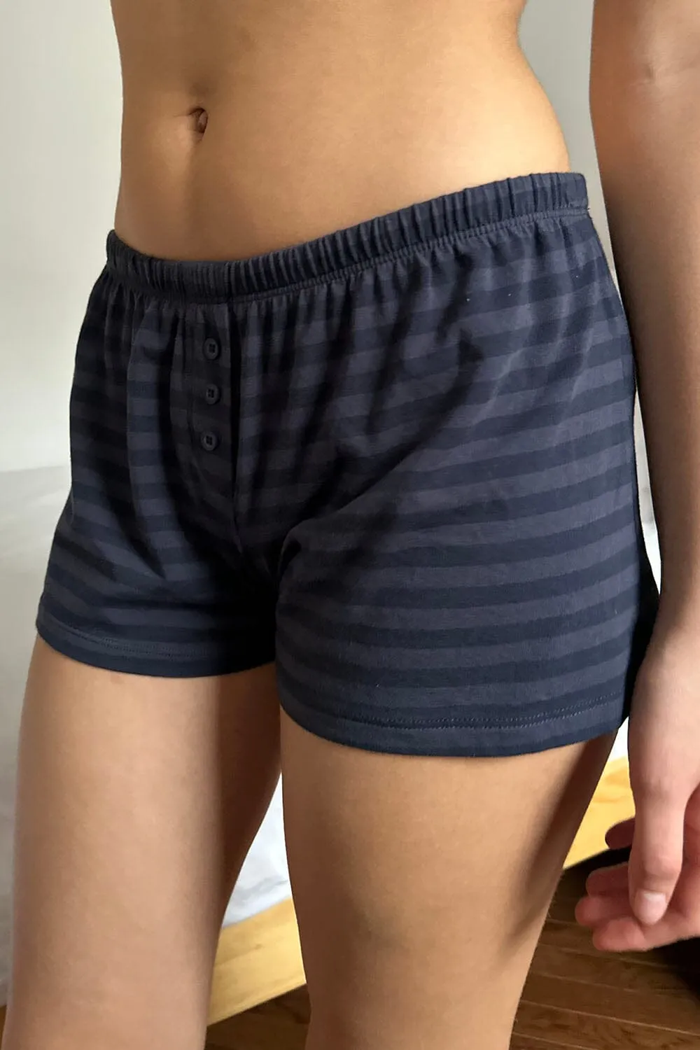 Keira Striped Sweatshorts