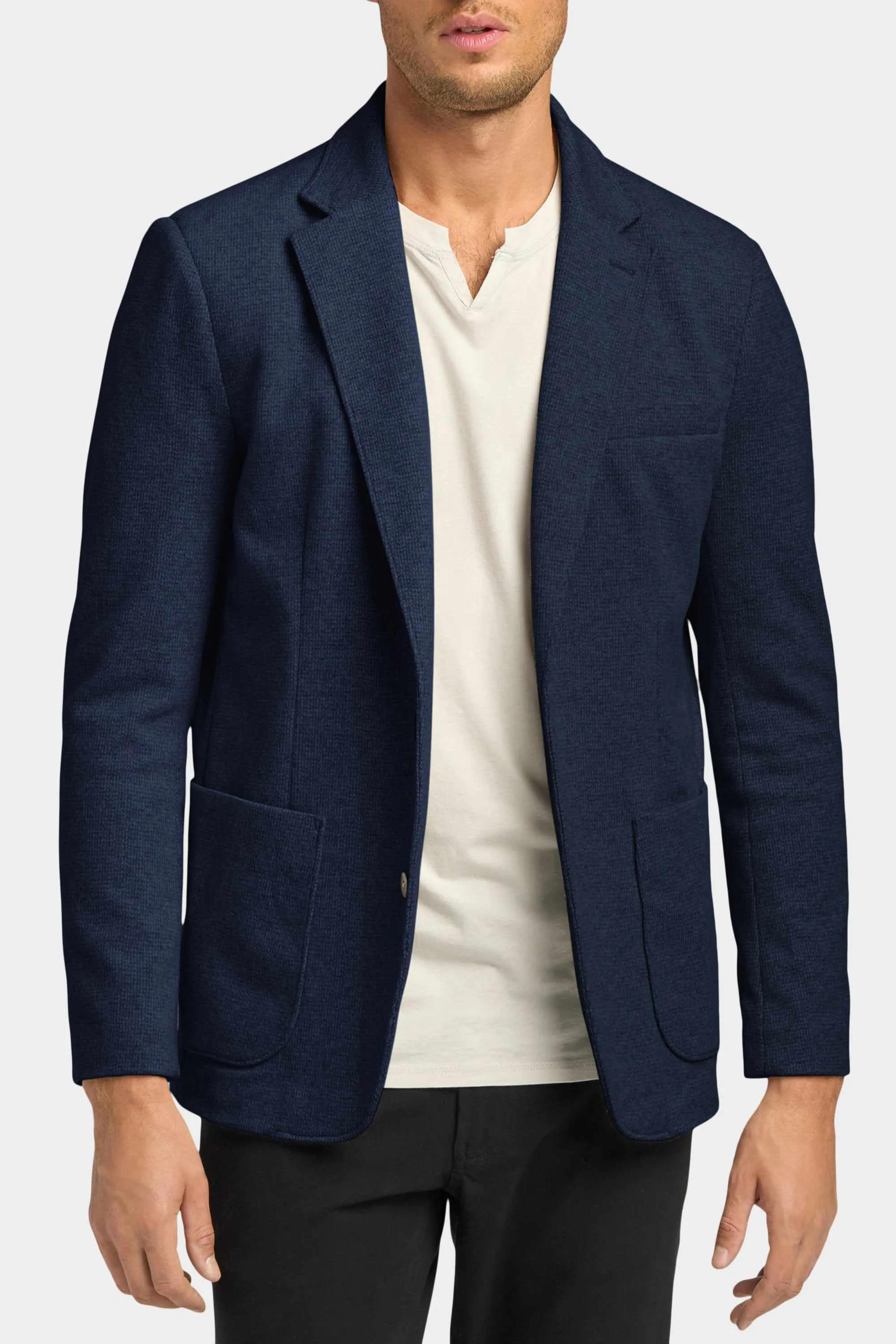 Knit Blazer | With Recycled Polyester