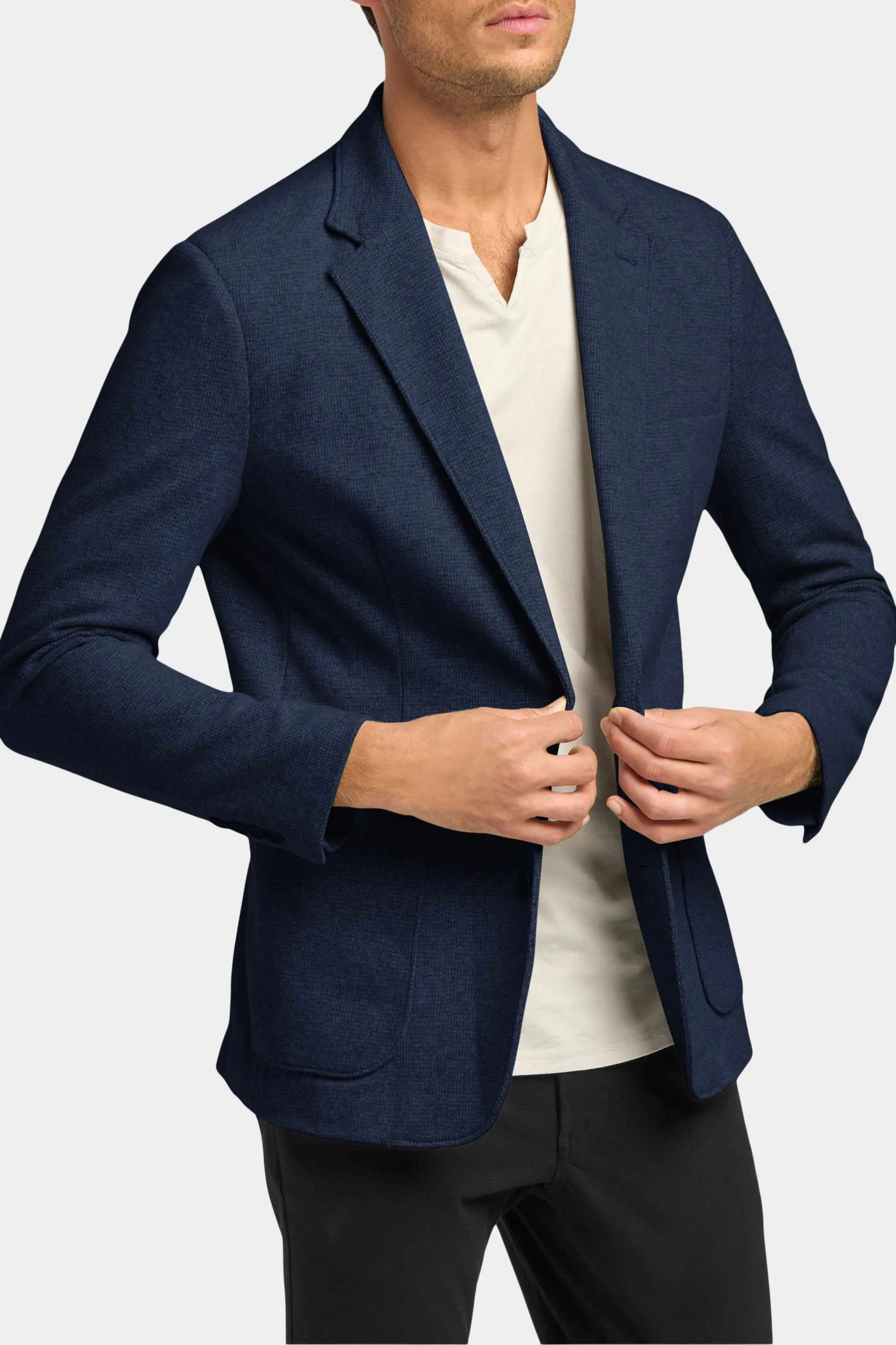 Knit Blazer | With Recycled Polyester