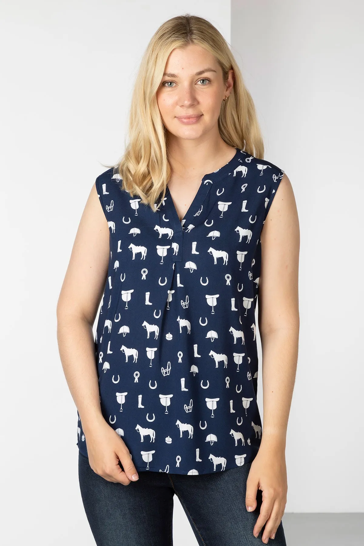 Ladies Sleeveless Blouse - Wistow II