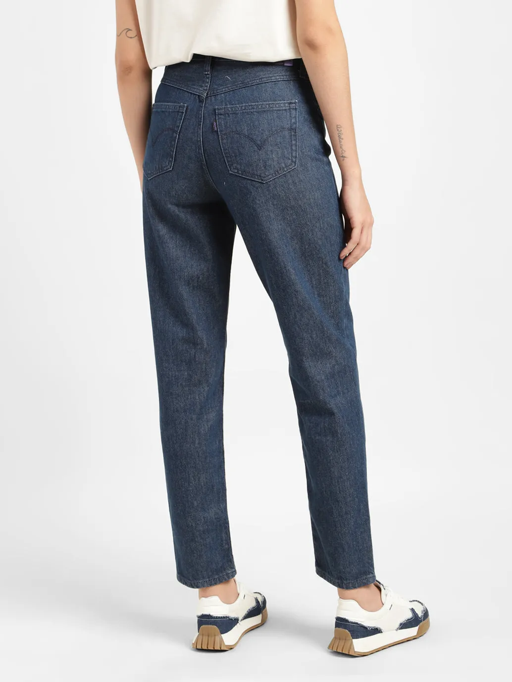 Levi's x Deepika Padukone Mid Rise Baggy Fit  Mom Jeans