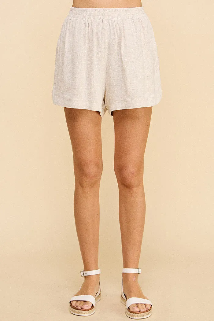 Linen Blend Shorts