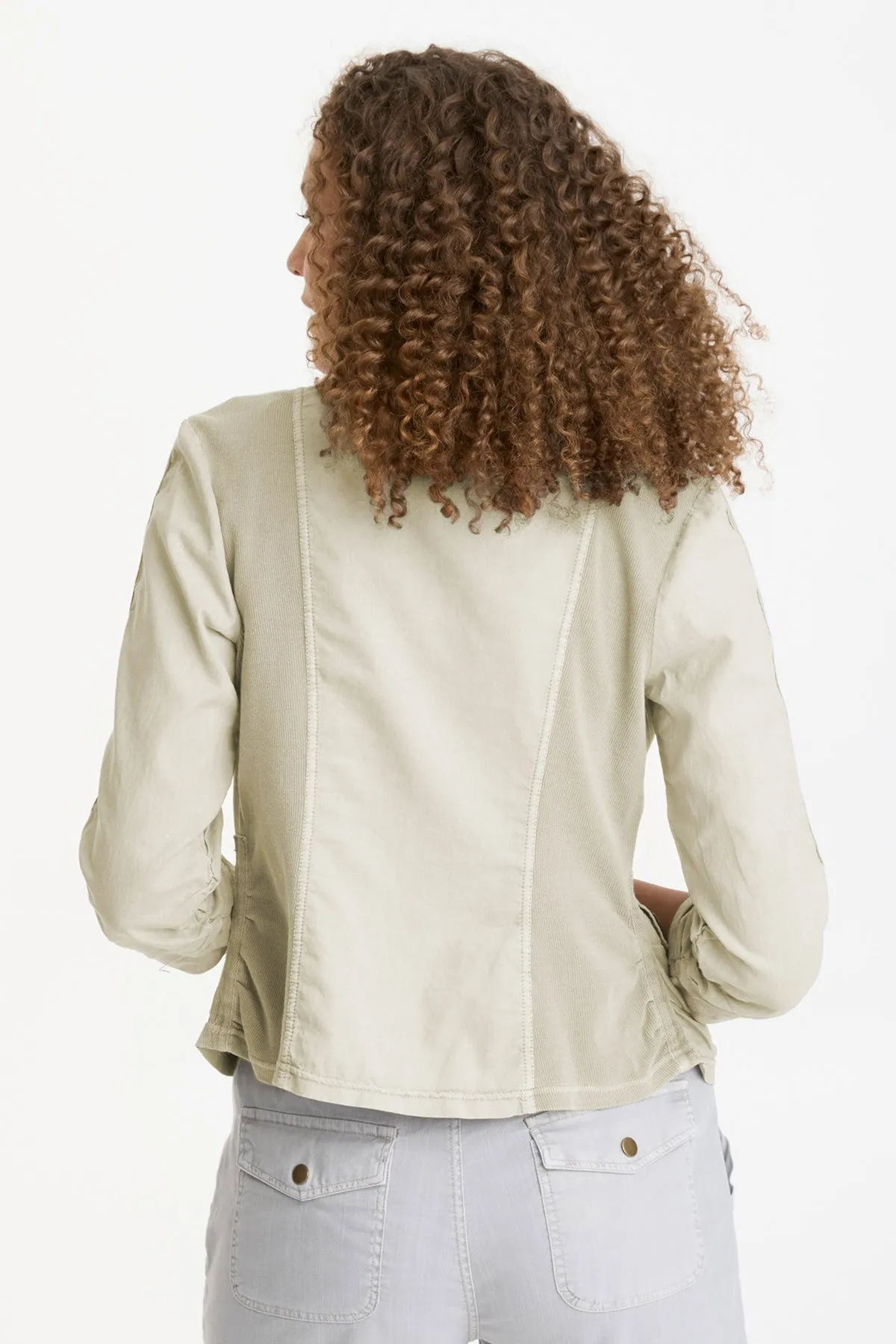 Linen Folksy Jacket