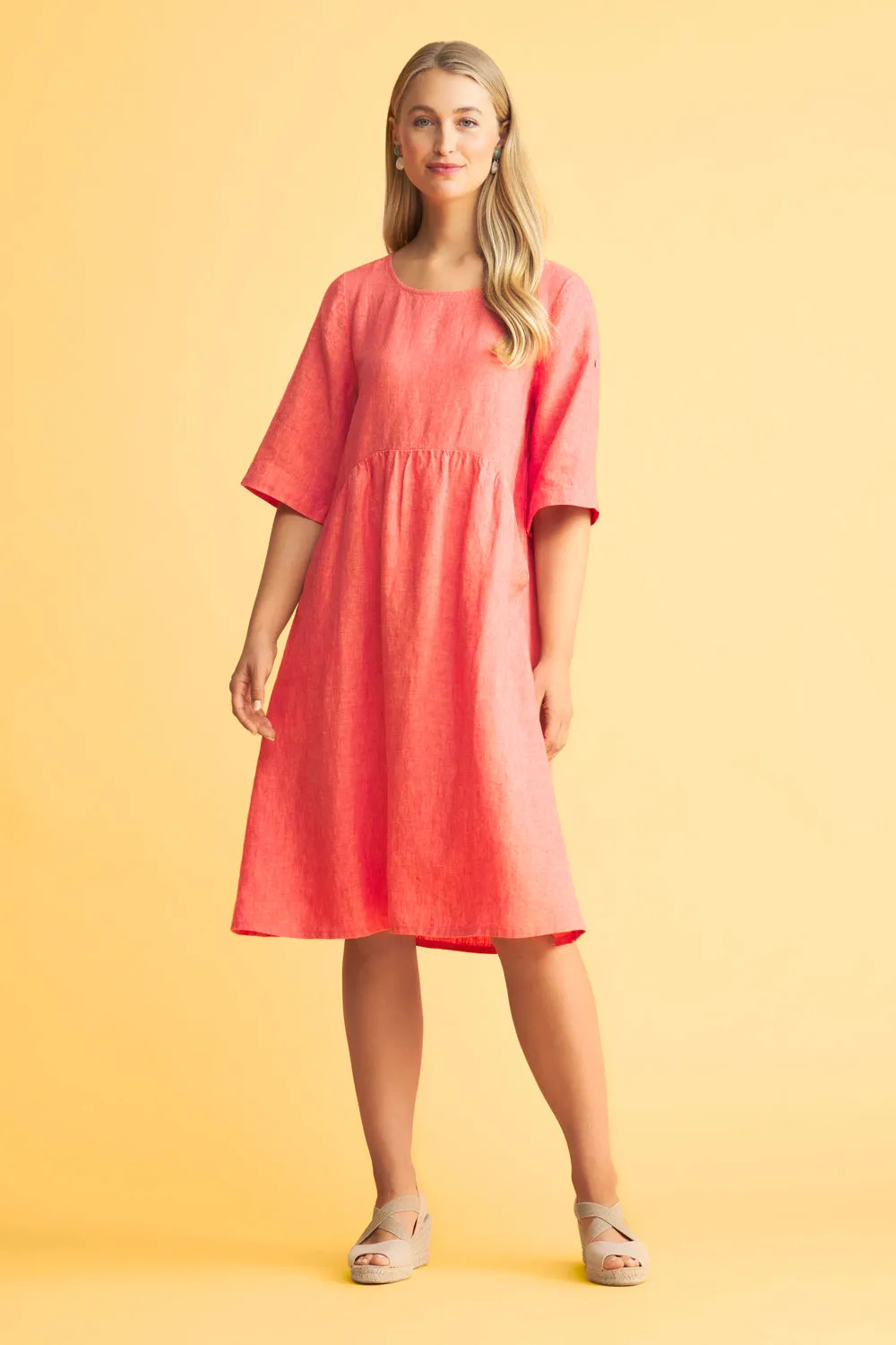 Linen Shift Dress