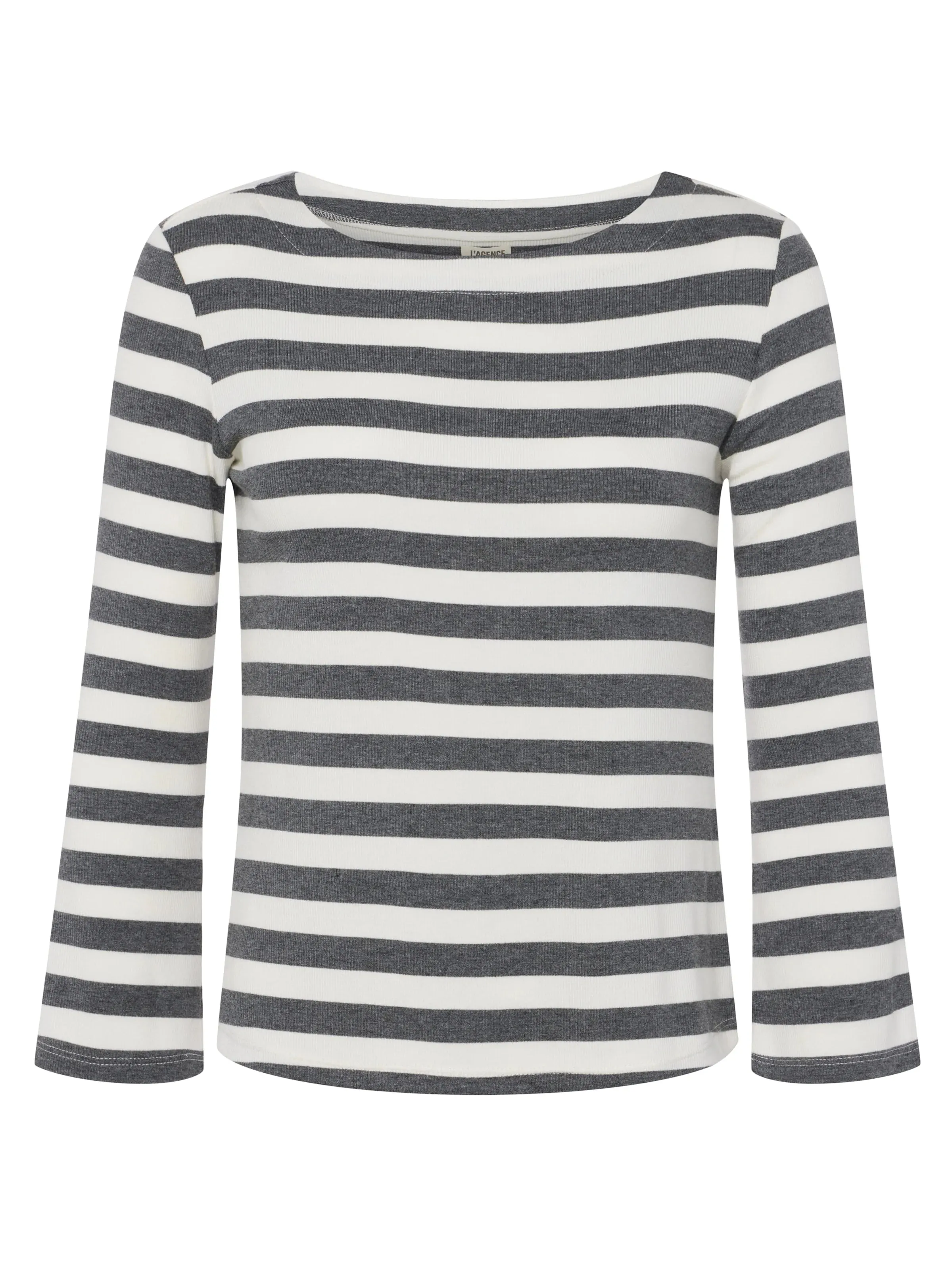 LUCILLE BOATNECK STRIPED TOP - L'AGENCE