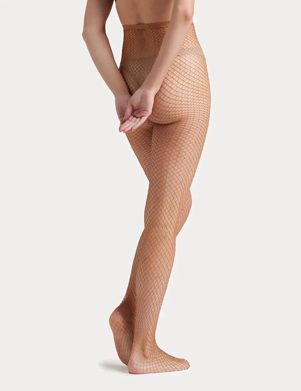 Lurex Fishnet Tight