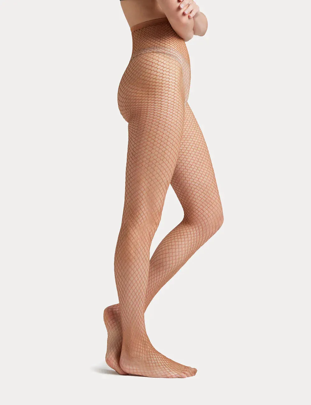 Lurex Fishnet Tight