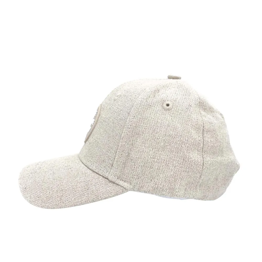 LUXE LINEN BASEBALL CAP