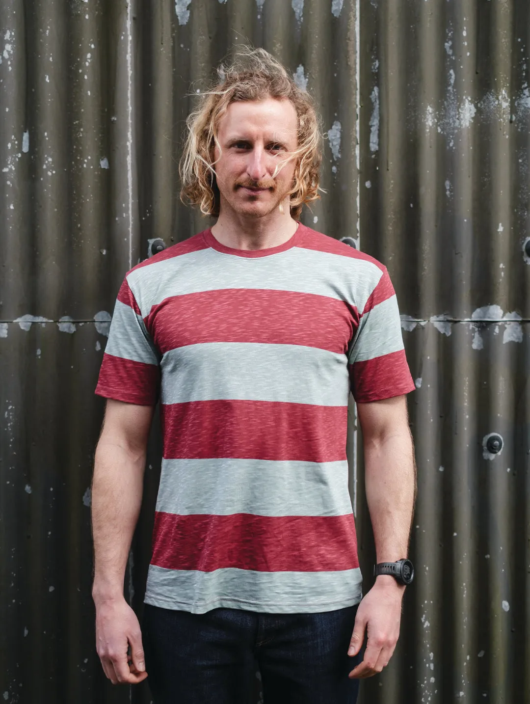 Men's Organic Striped Tee