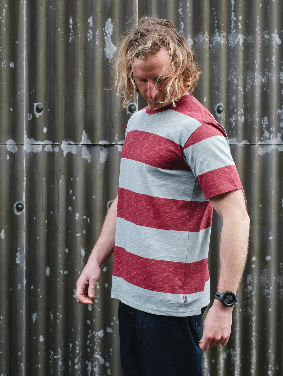 Men's Organic Striped Tee