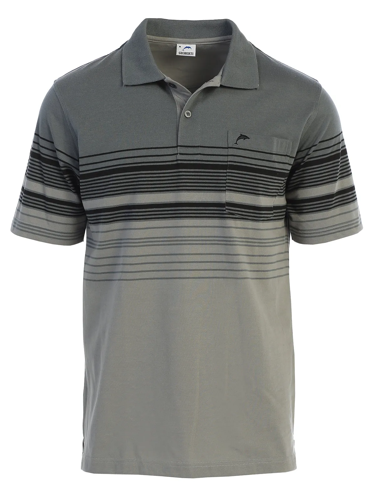 Men's Striped Polo Shirt