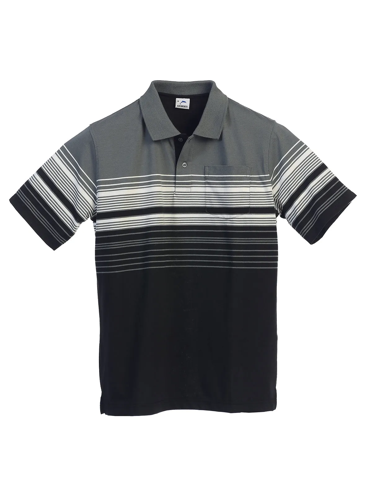 Men's Striped Polo Shirt