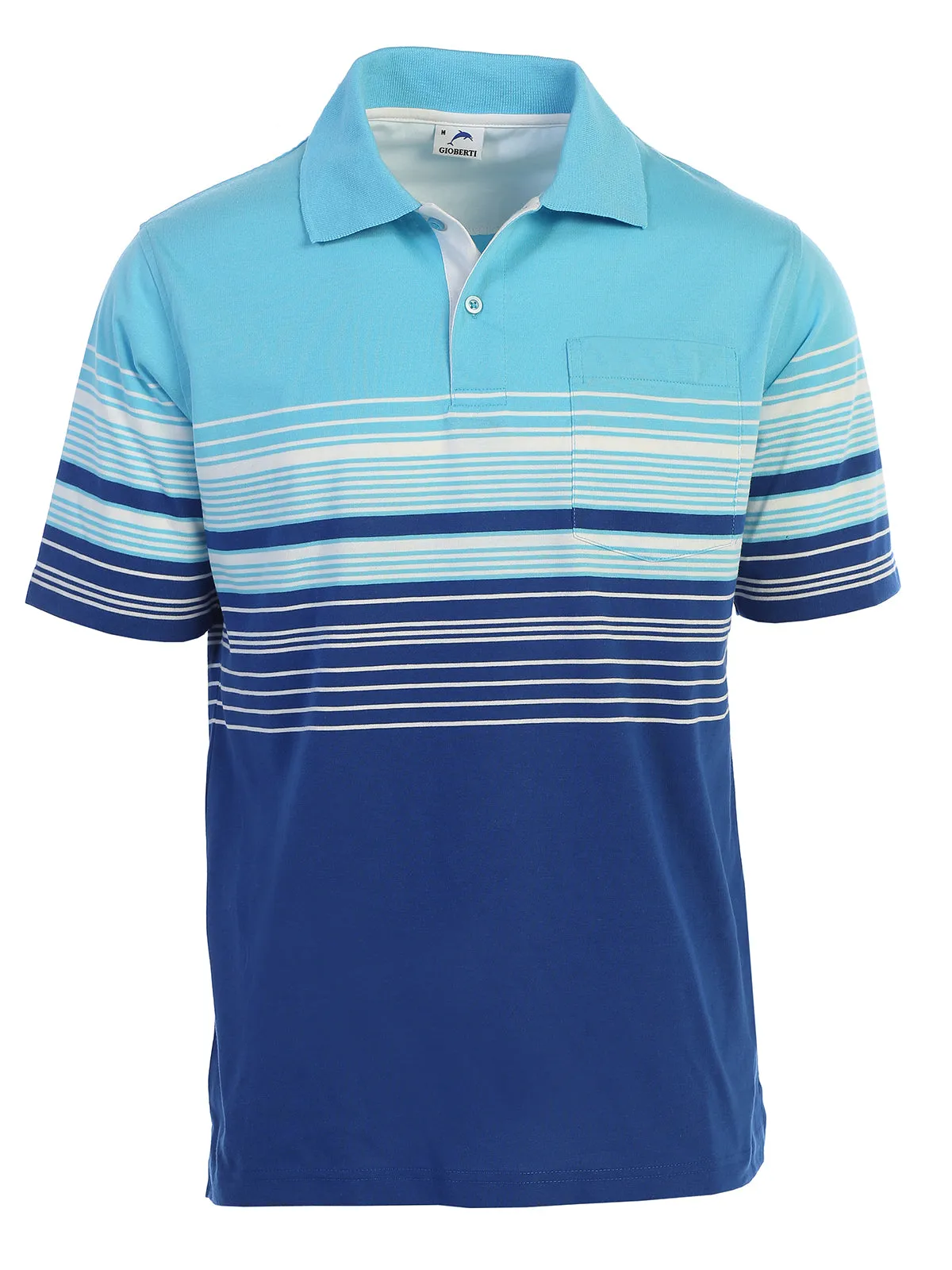 Men's Striped Polo Shirt