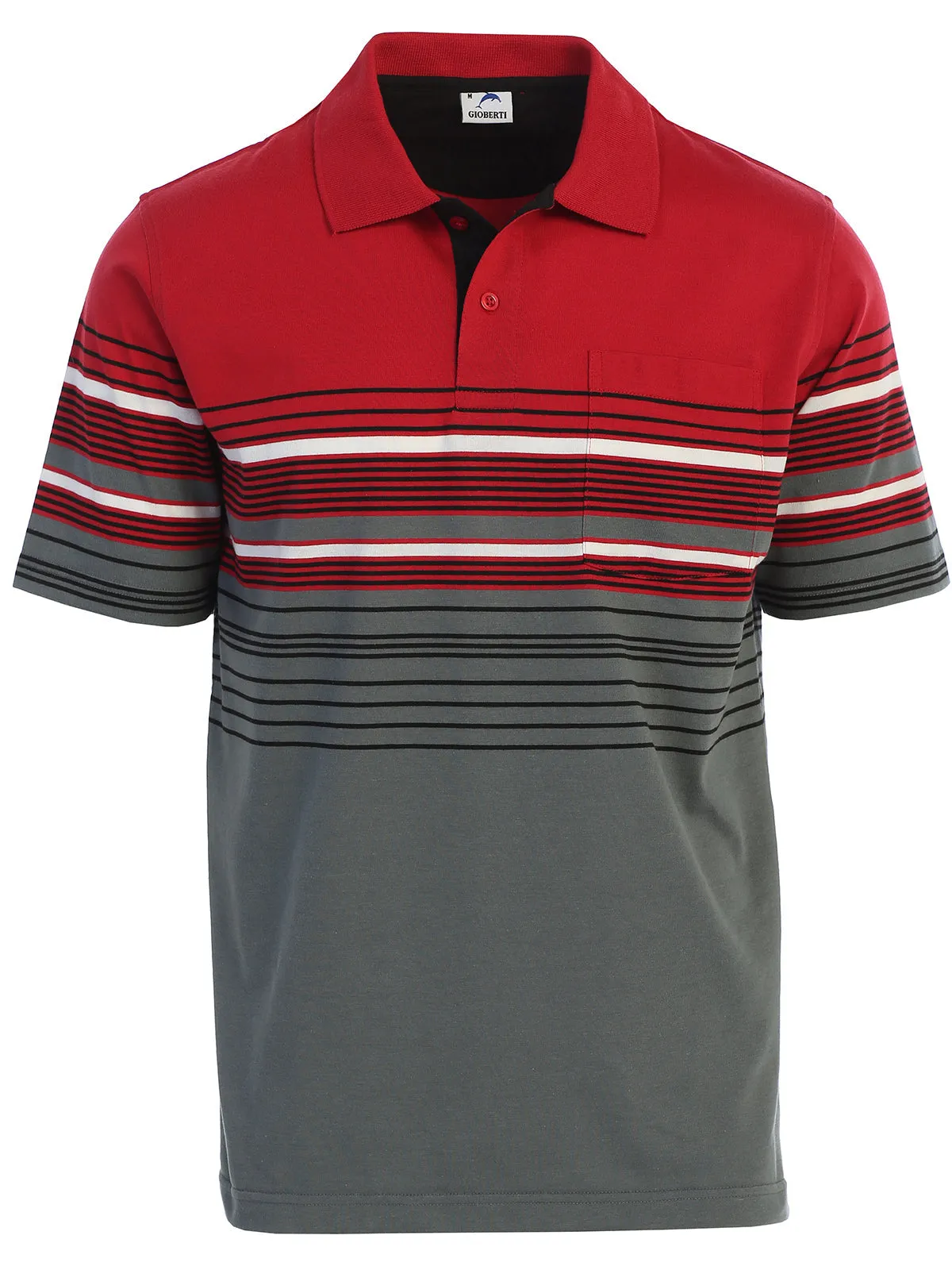 Men's Striped Polo Shirt