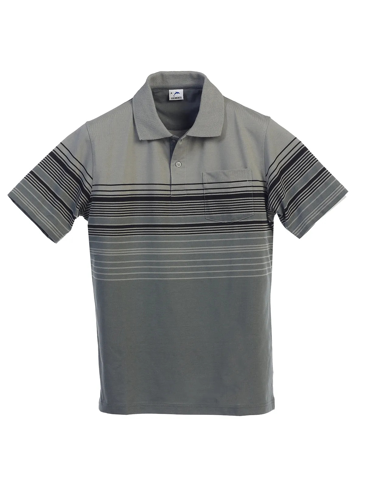 Men's Striped Polo Shirt