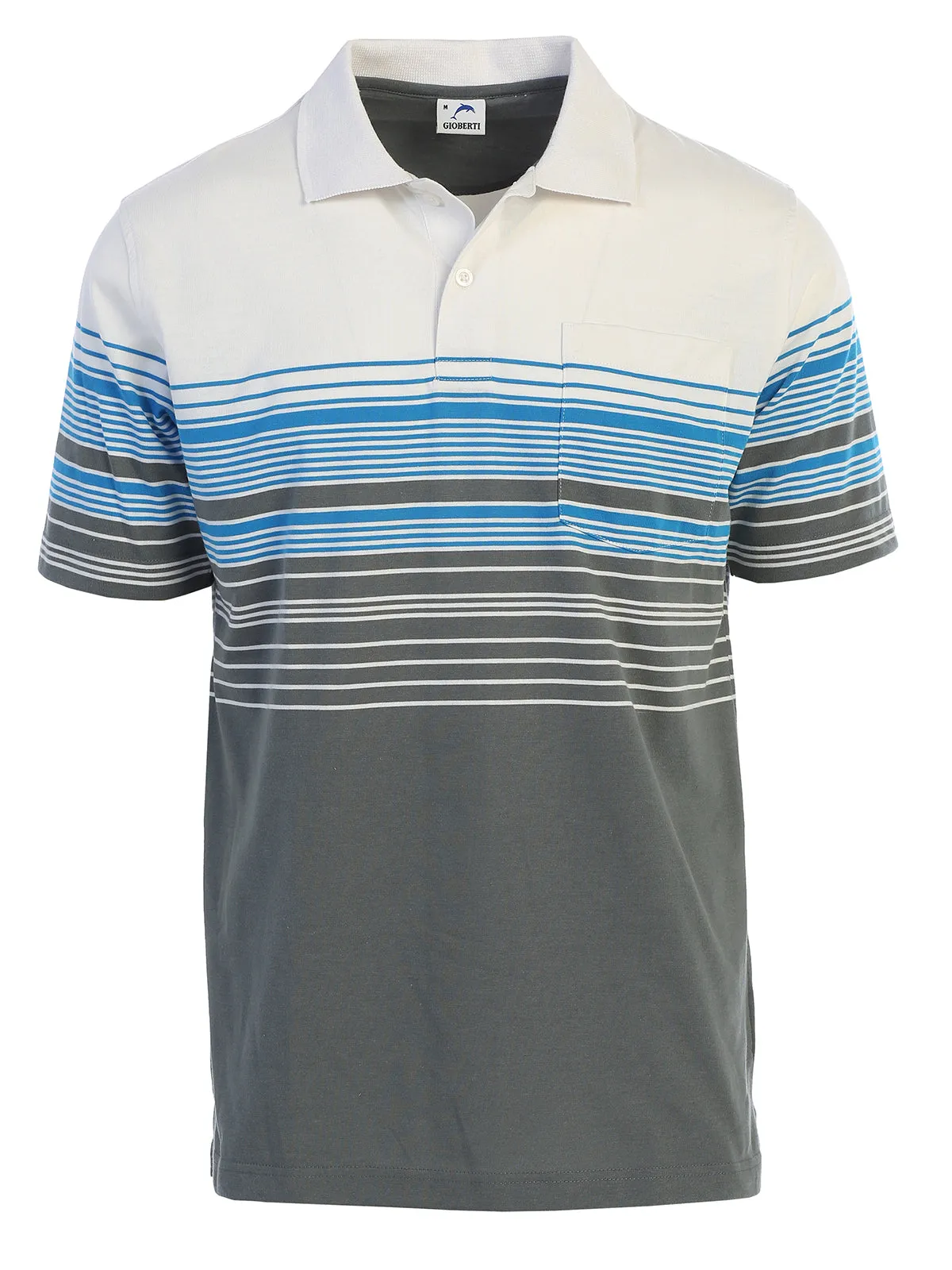 Men's Striped Polo Shirt