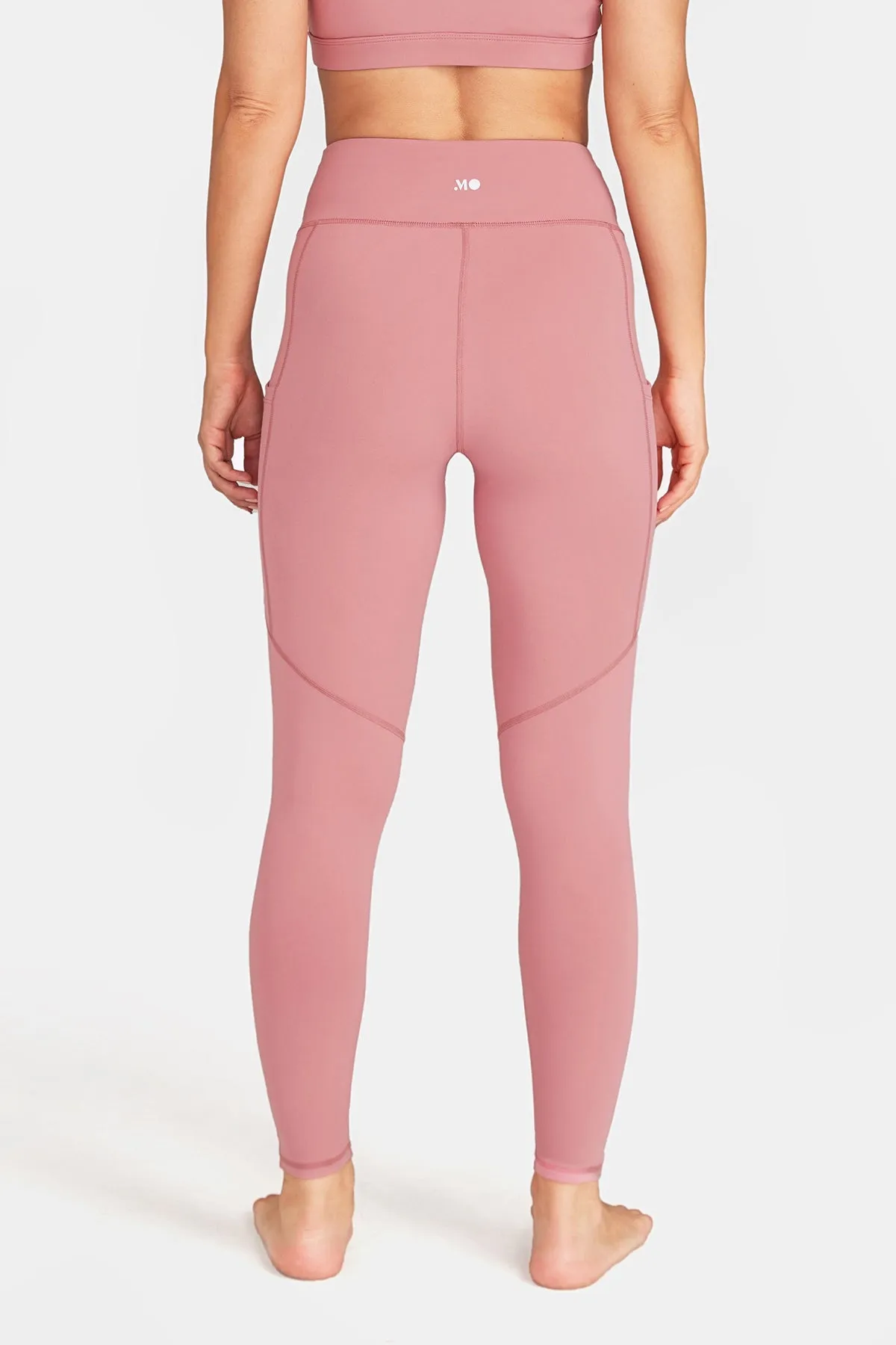 Mesh Panels High-Rise Tight Leggings