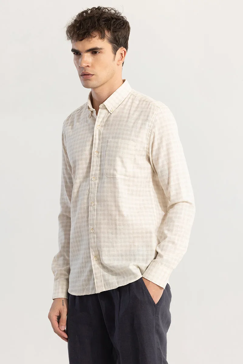 MiniGrid Beige Linen Shirt