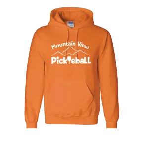 Mountain View Pickleball Club | Unisex Hoodie Pickleball Sweatshirt | 50% Cotton 50% Polyester