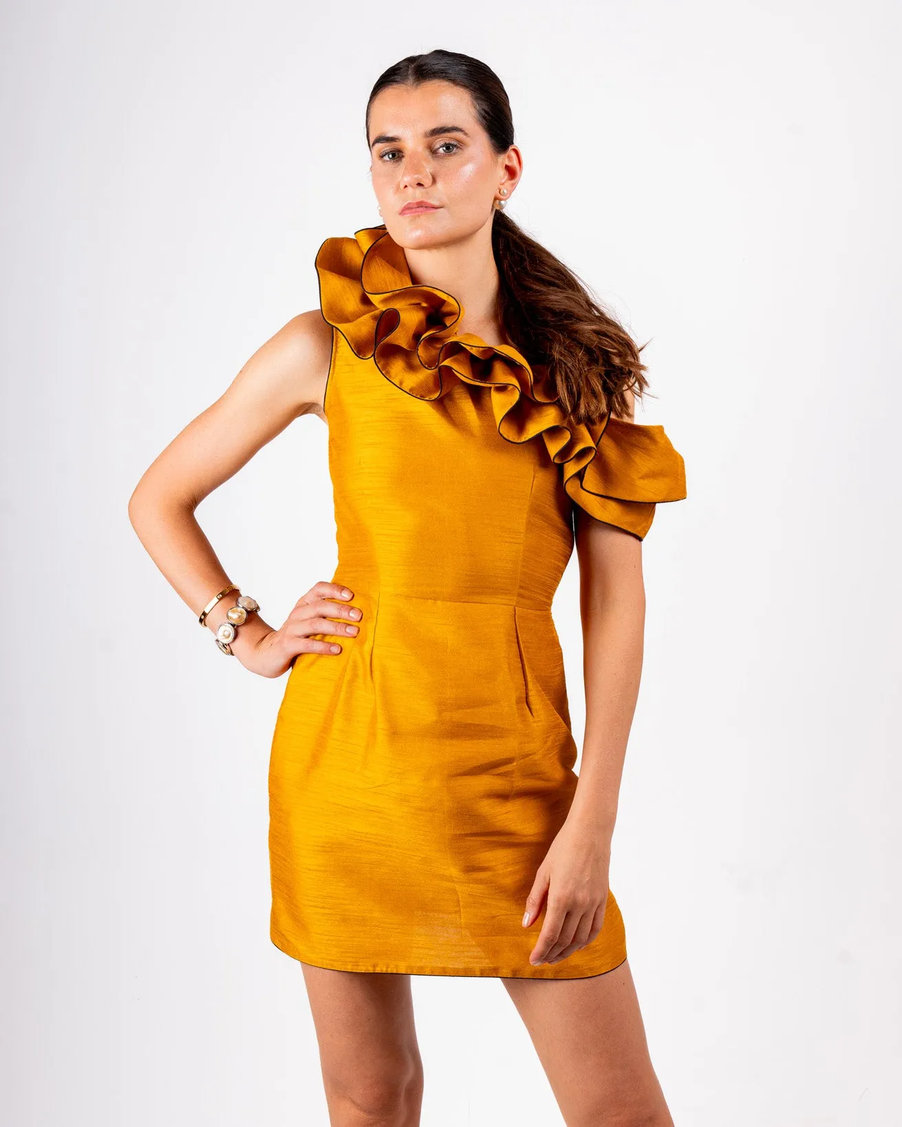 Mustard Bodycon Dress